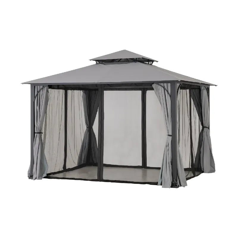 SUNJOY Replacement Mosquito Netting For Farrington V.2A Soft Top Gazebo (10X12 Ft) A101023920