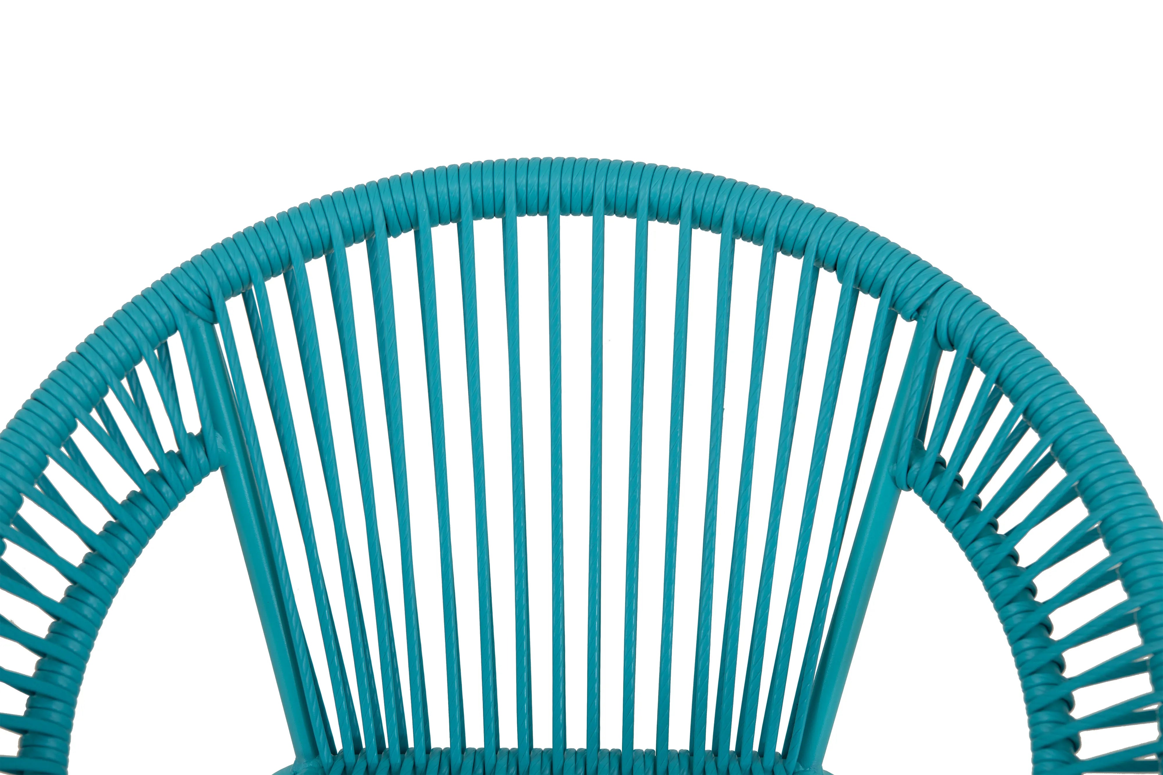 For Living Kids' Chair, Stackable, Lake Blue, 110-lb Capacity