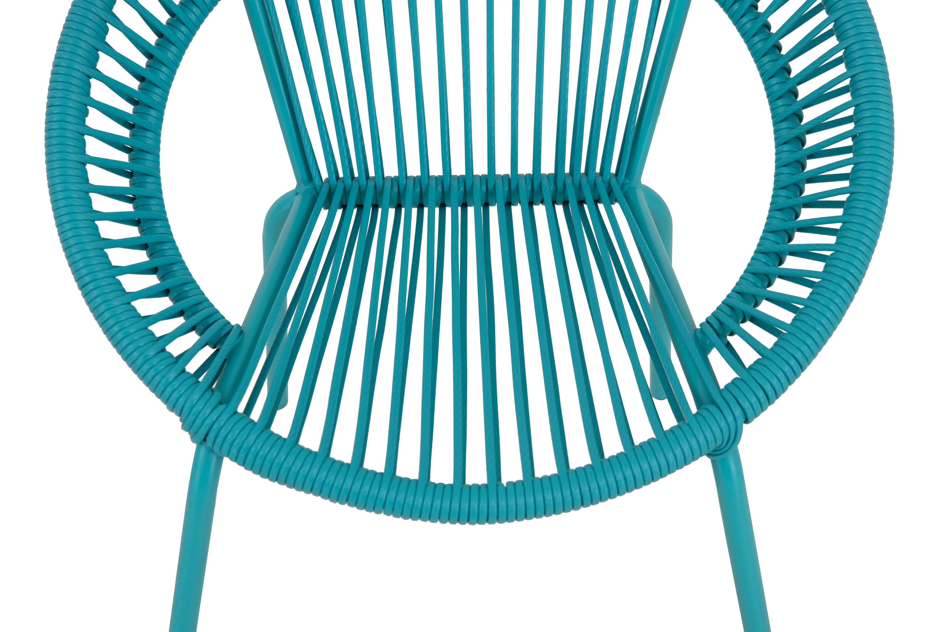 For Living Kids' Chair, Stackable, Lake Blue, 110-lb Capacity