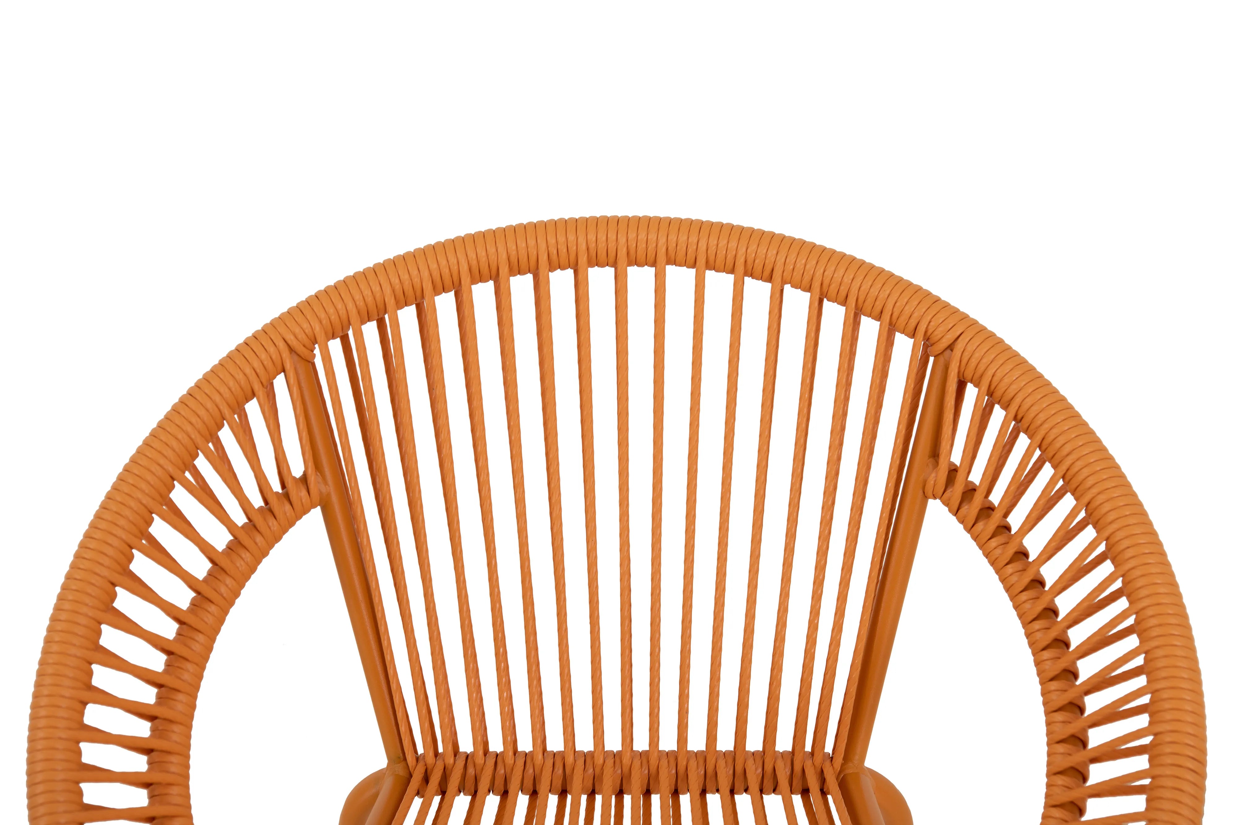 For Living Kids' Chair, Stackable, Orange, 110-lb Capacity