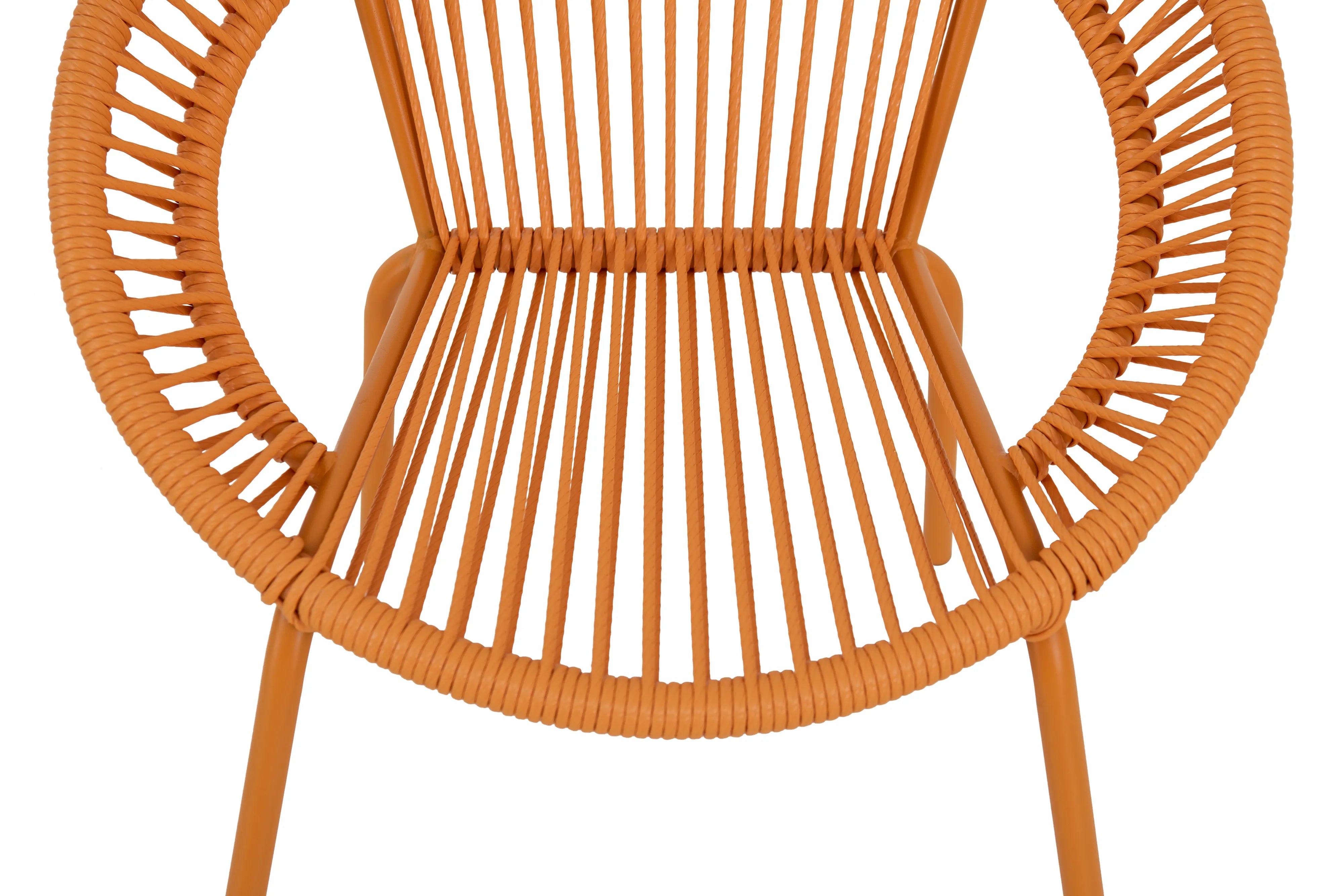 For Living Kids' Chair, Stackable, Orange, 110-lb Capacity