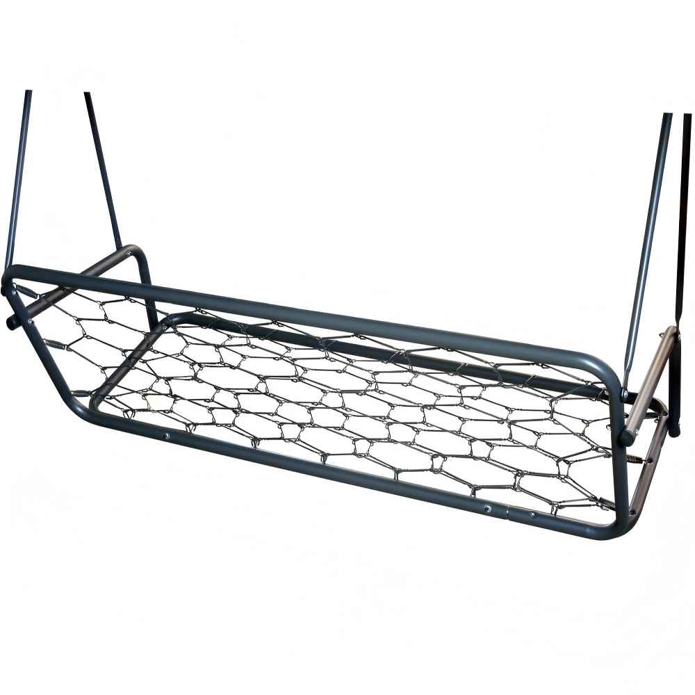 SUNJOY 3-Seat Outdoor Patio Swing with Adjustable Canopy and Cushion - Gray
