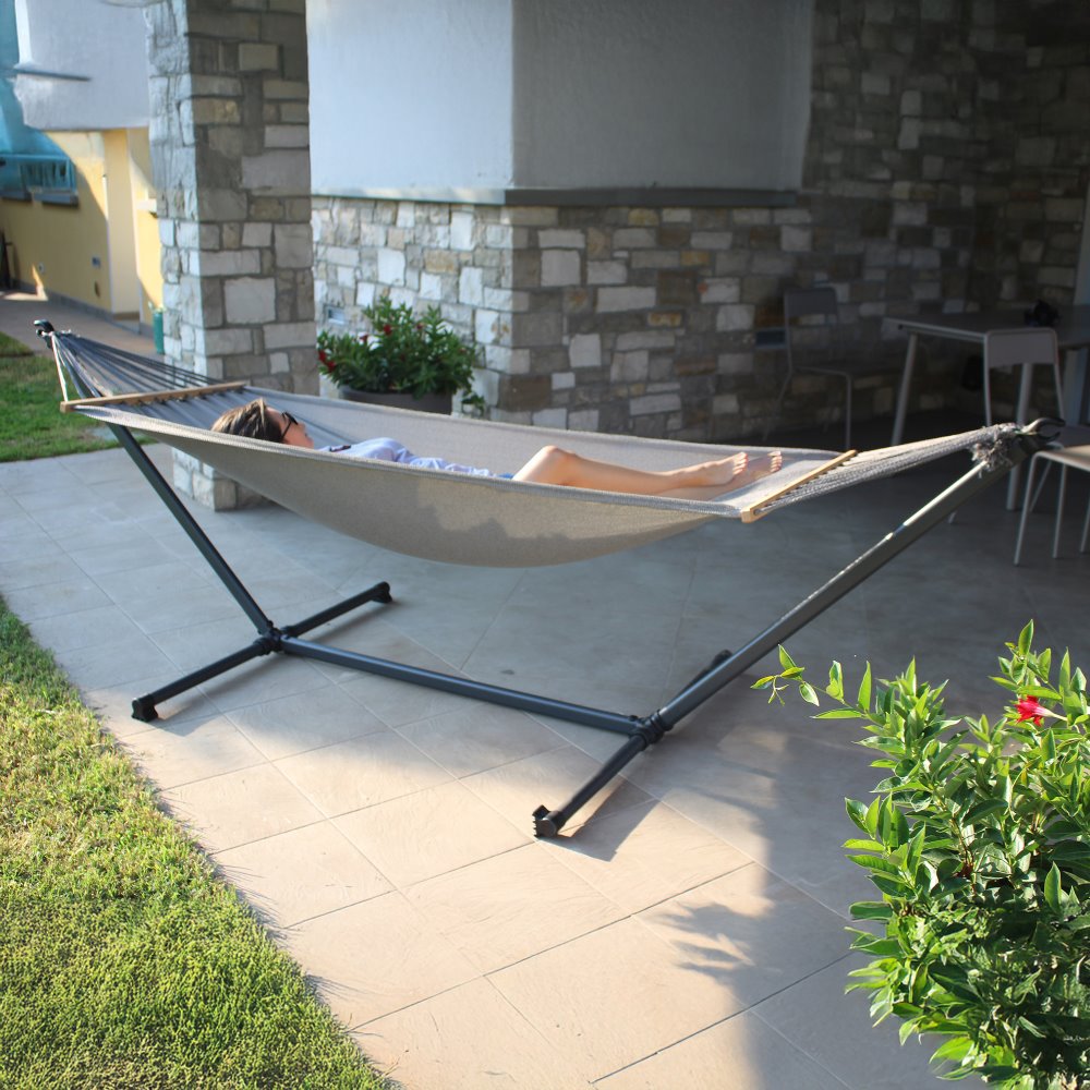 SUNJOY Portable Hammock with Stand for Outdoors