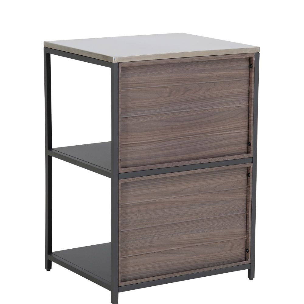 SUNJOY Fleetwood Outdoor Grill Kitchen with Outdoor Kitchen Cabinets, Shelves, and Sink Options - Outdoor Kitchen Shelf