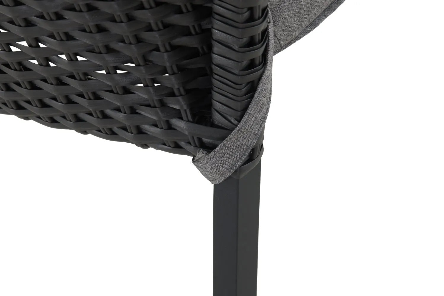 CANVAS Jasper All-Weather Wicker Outdoor/Patio Armchair, Stackable, 2-pk