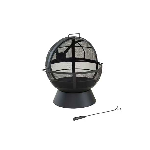 Spherical Wood Burning Fire Pit.