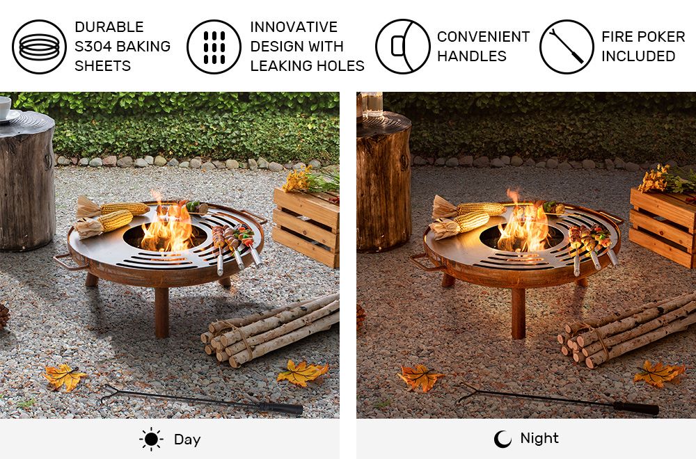 outside fire pit