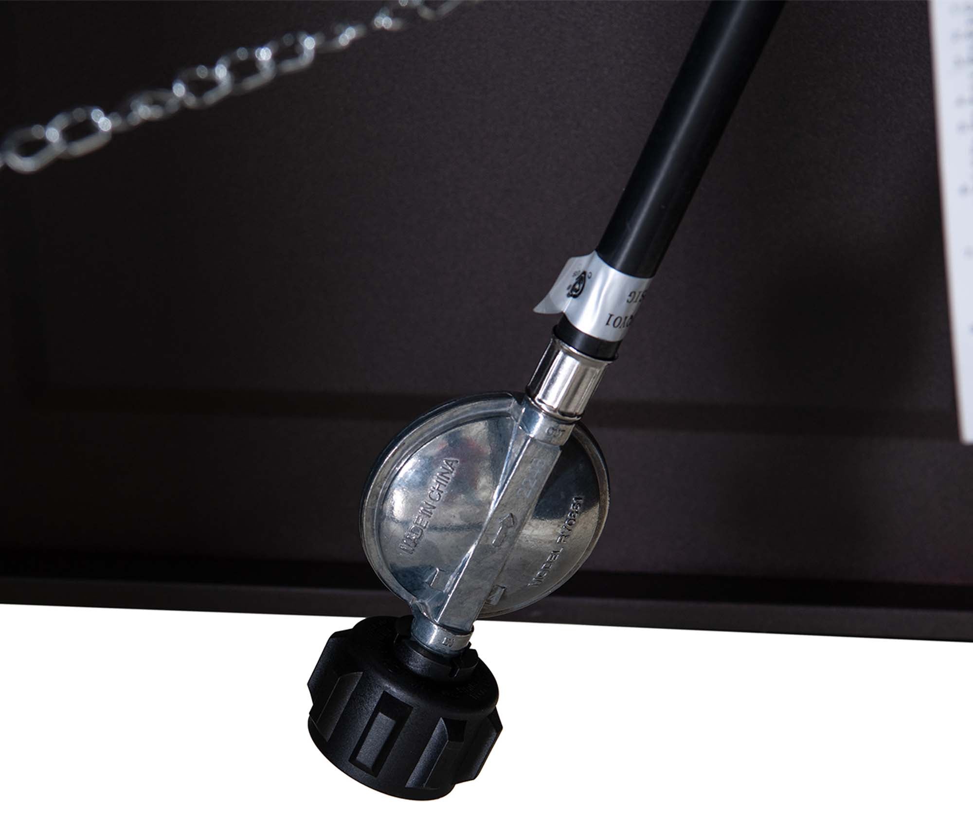 SUNJOY 44 Inch Propane Gas Fire Pit Table with Tile Tabletop & Lava Rocks