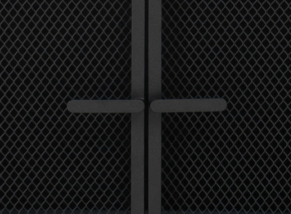 SUNJOY 58 Inch Modern Outdoor Fireplace with Chimney & Log Holders