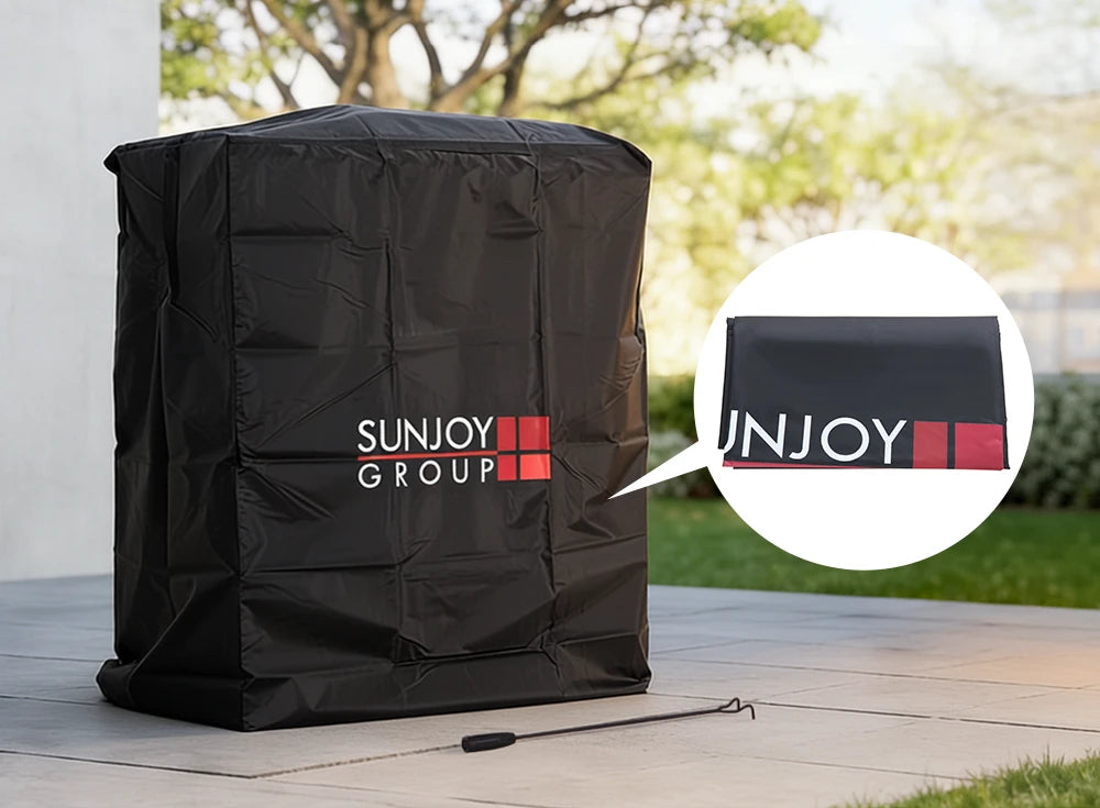 SUNJOY 42 Inch Wood Burning Fireplace with Chimney & Log Holders