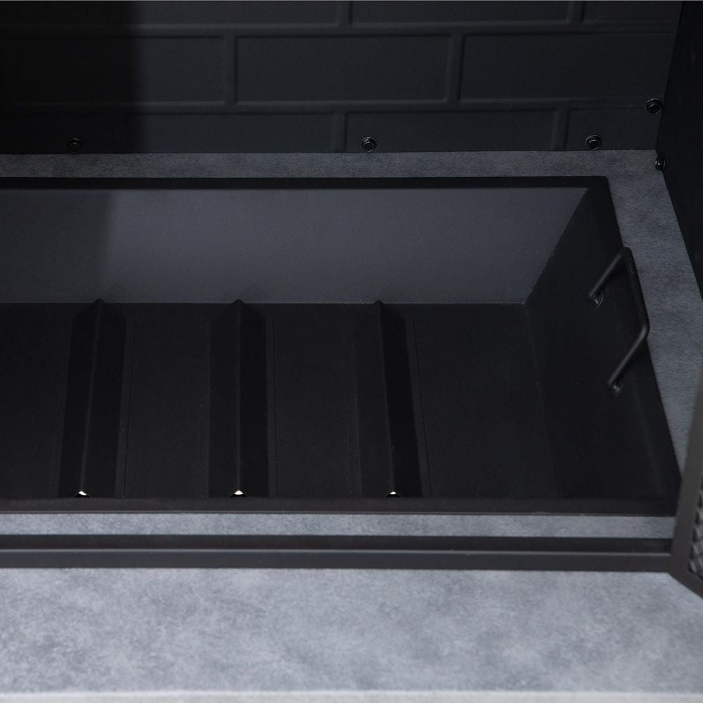 SUNJOY 42 Inch Wood Burning Fireplace with Chimney & Log Holders