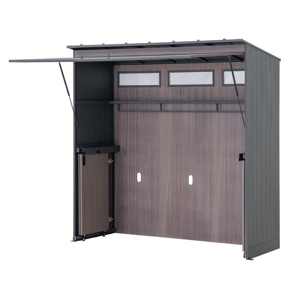 SUNJOY Fleetwood Outdoor Grill Kitchen with Outdoor Kitchen Cabinets, Shelves, and Sink Options.