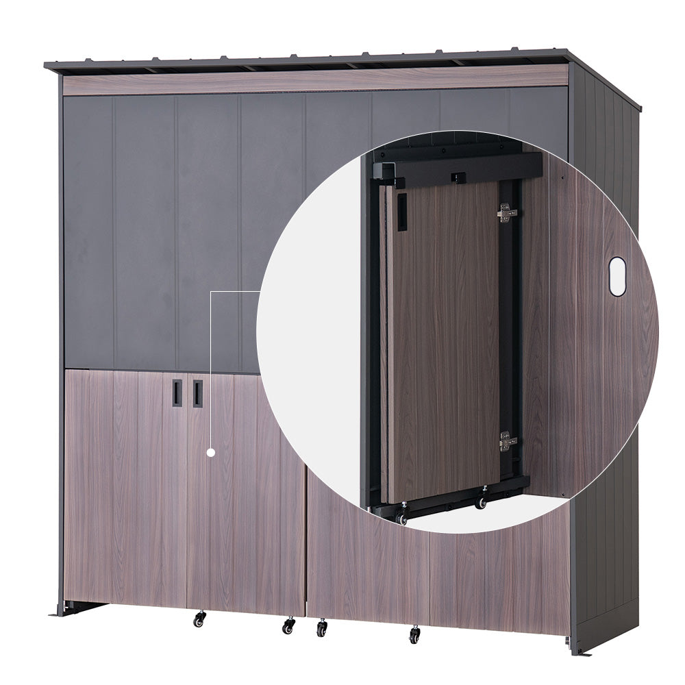 SUNJOY Fleetwood Outdoor Grill Kitchen with Outdoor Kitchen Cabinets, Shelves, and Sink Options