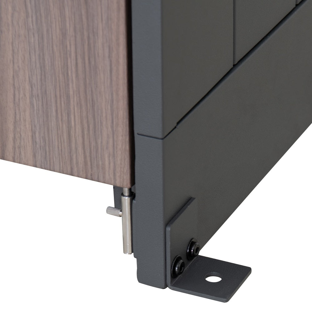 SUNJOY Fleetwood Outdoor Grill Kitchen with Outdoor Kitchen Cabinets, Shelves, and Sink Options