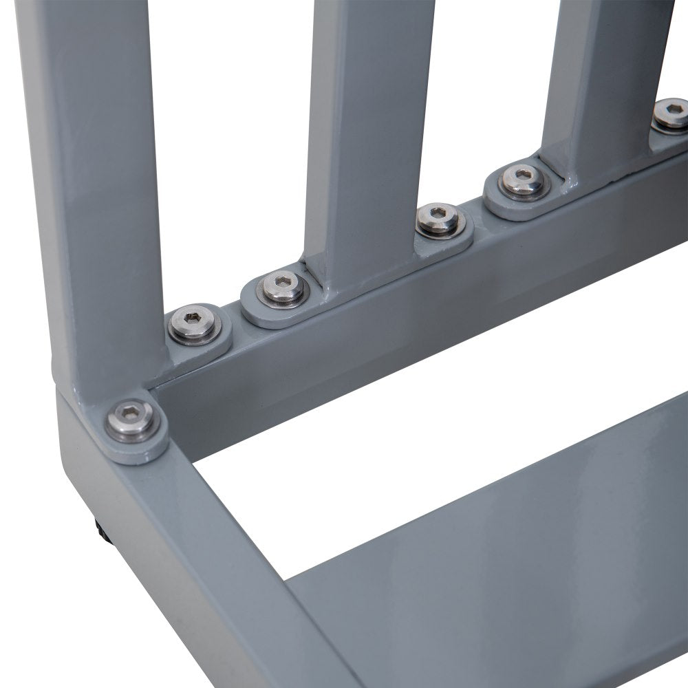 SUNJOY 16 Inch Rust-proof Aluminum Pool Float Storage Rack Organizer - Navy