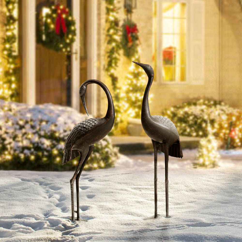 SUNJOY Bronze Cast Aluminum Crane Set.