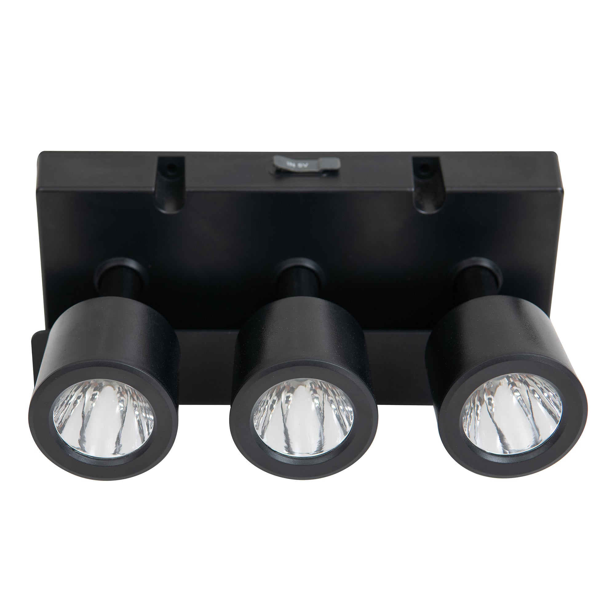 9W Magnetic 3-Light Accent Adjustable LED Ceiling Spotlight