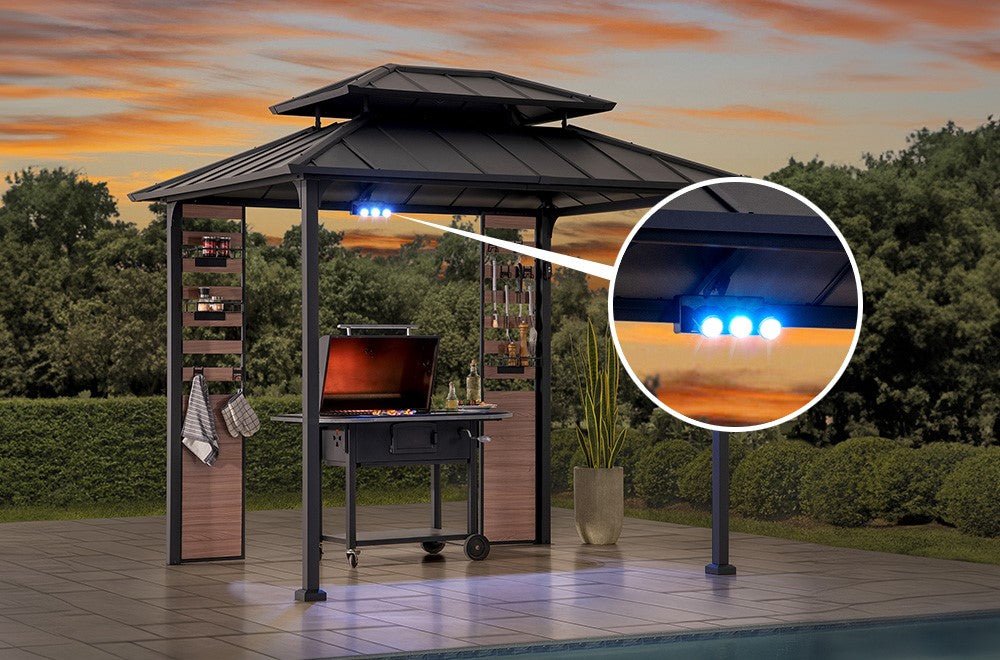 SUNJOY 9W LED Spot Light with Magnetic Attachment and Remote