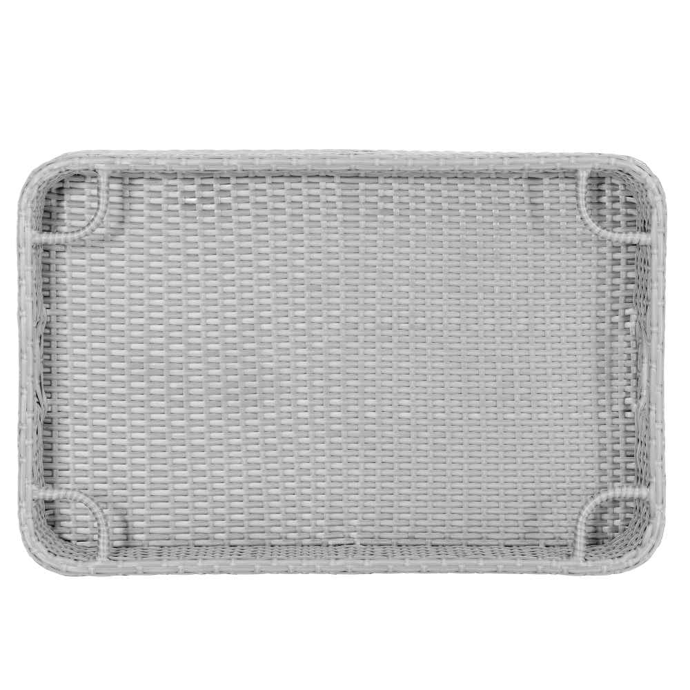SUNJOY 36x24 Inch Wicker Floating Pool Tray for Drinks and Snacks