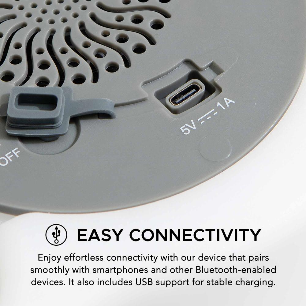 SUNJOY Floating Drink Holder with Ip66 Waterproof Bluetooth 5.0 Speaker.