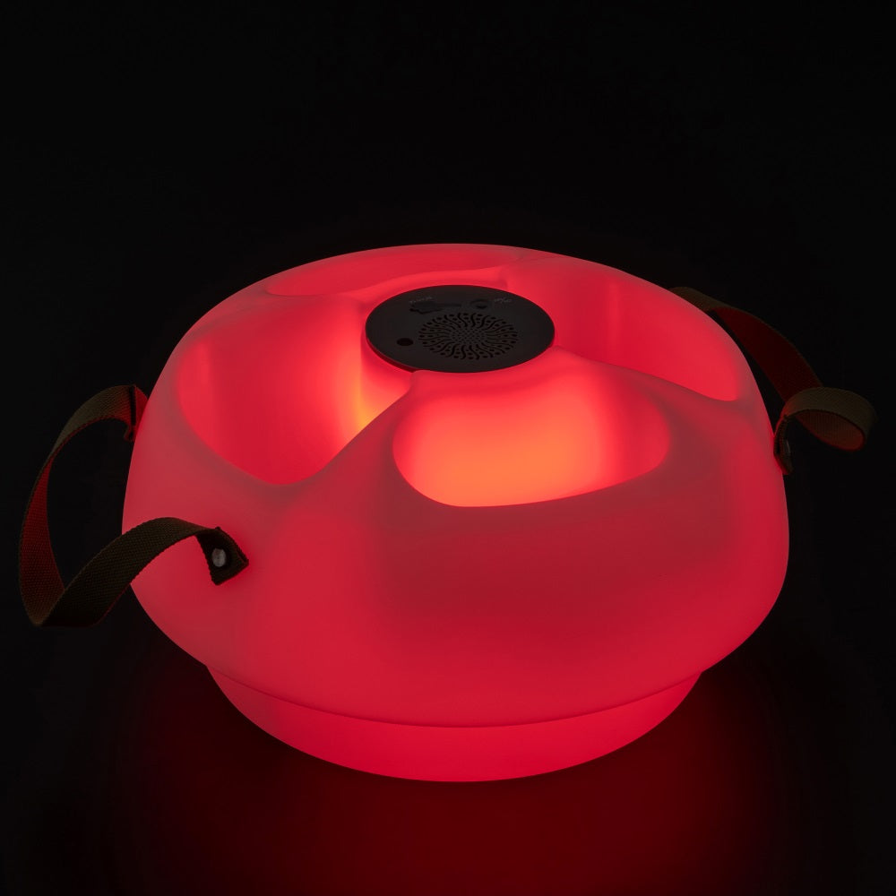 SUNJOY Floating Drink Holder with Ip66 Waterproof Bluetooth 5.0 Speaker.