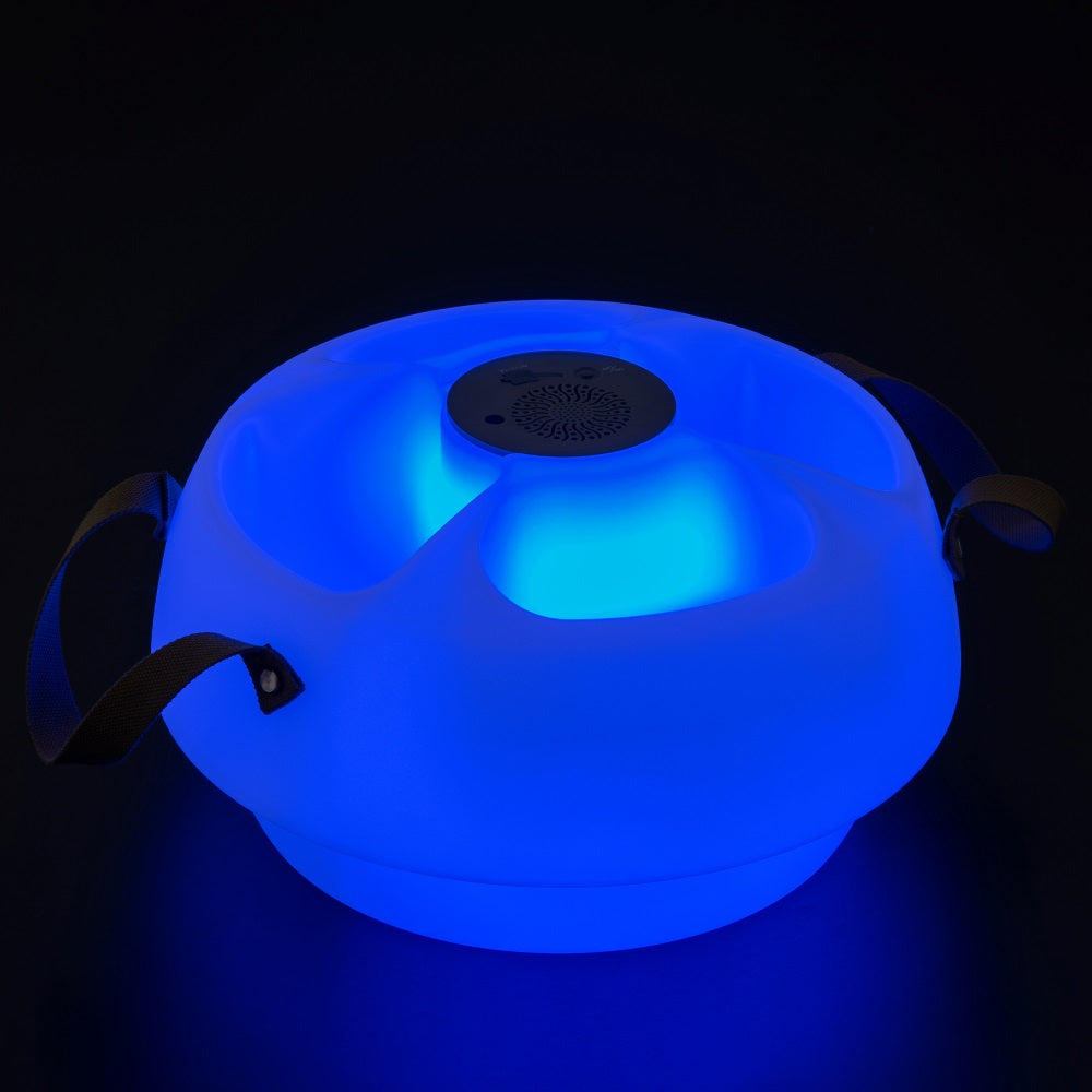 SUNJOY Floating Drink Holder with Ip66 Waterproof Bluetooth 5.0 Speaker.