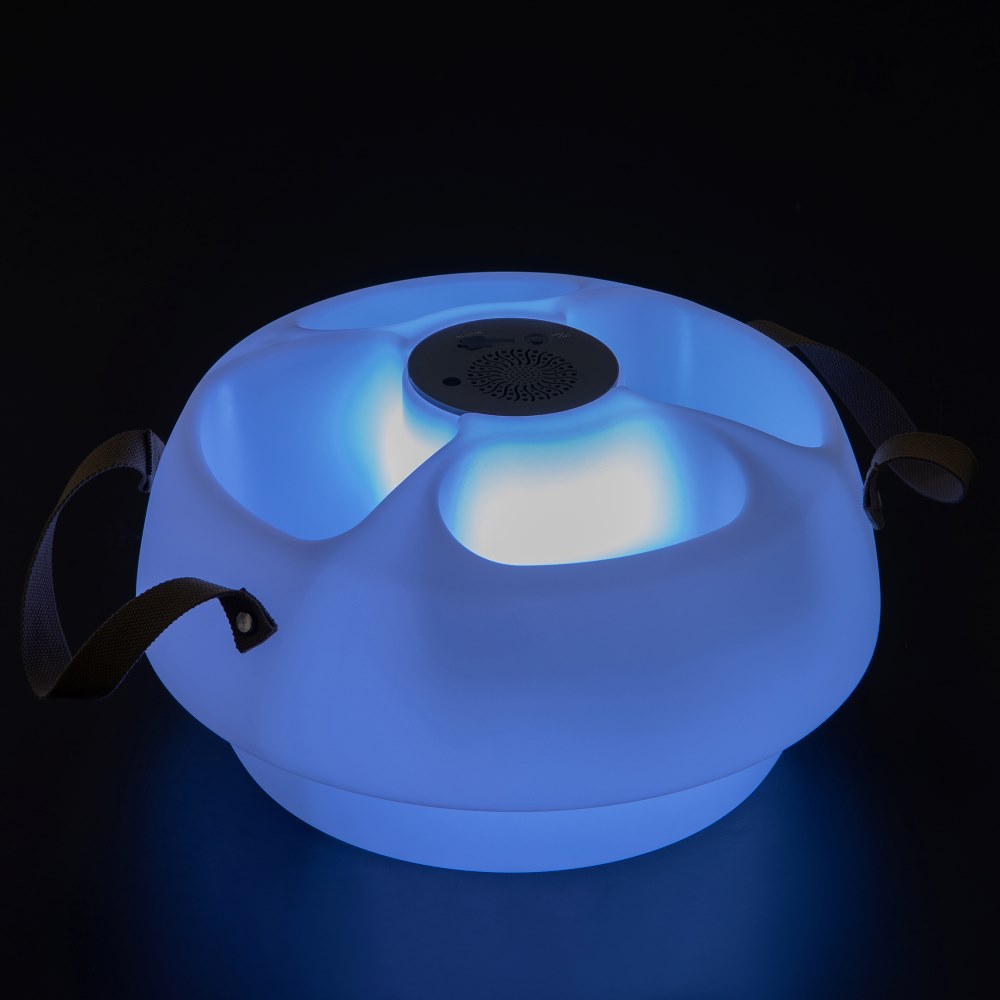 SUNJOY Floating Drink Holder with Ip66 Waterproof Bluetooth 5.0 Speaker.