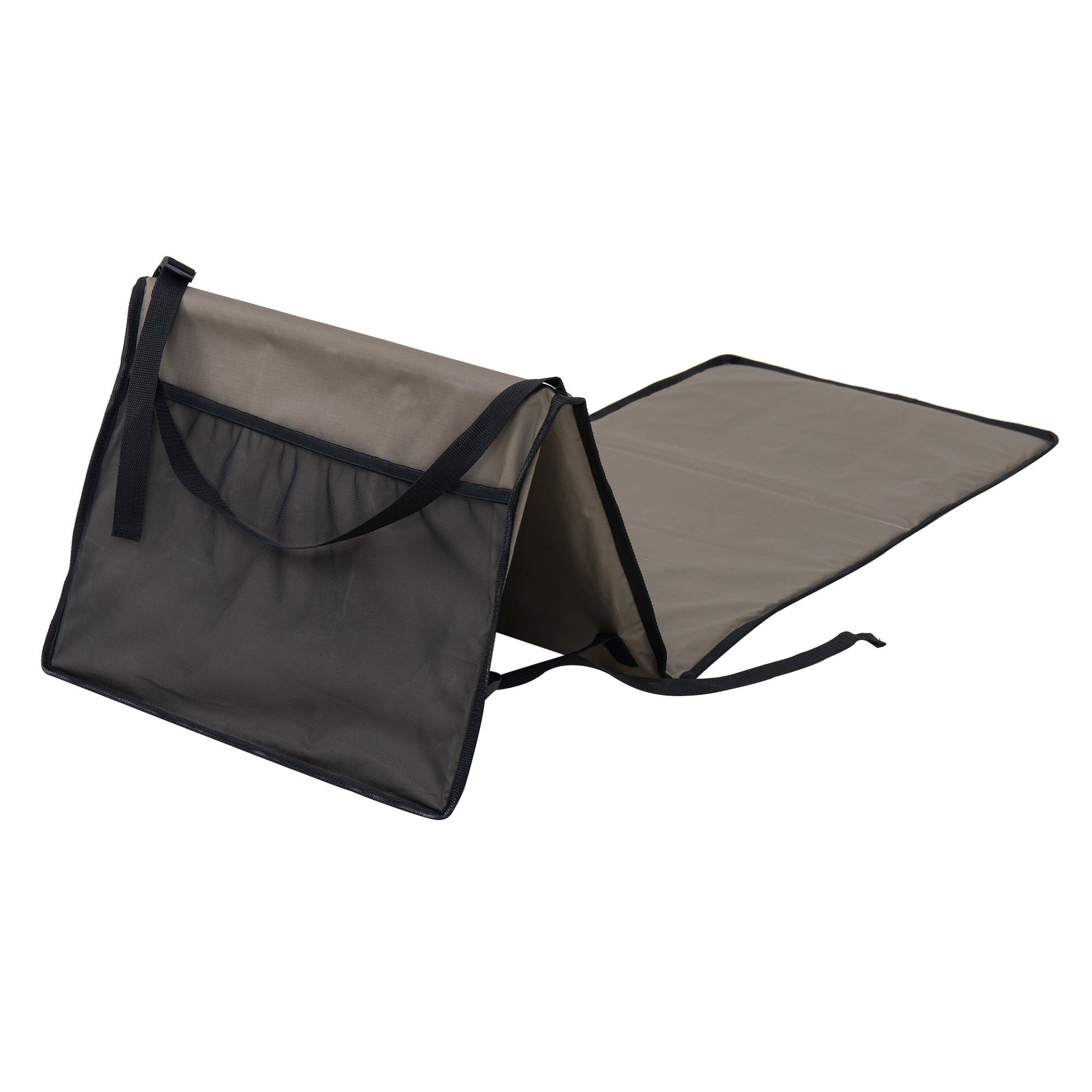 SUNJOY Outdoor Portable Folding Chair with Backrest (Set of 2) - Khaki