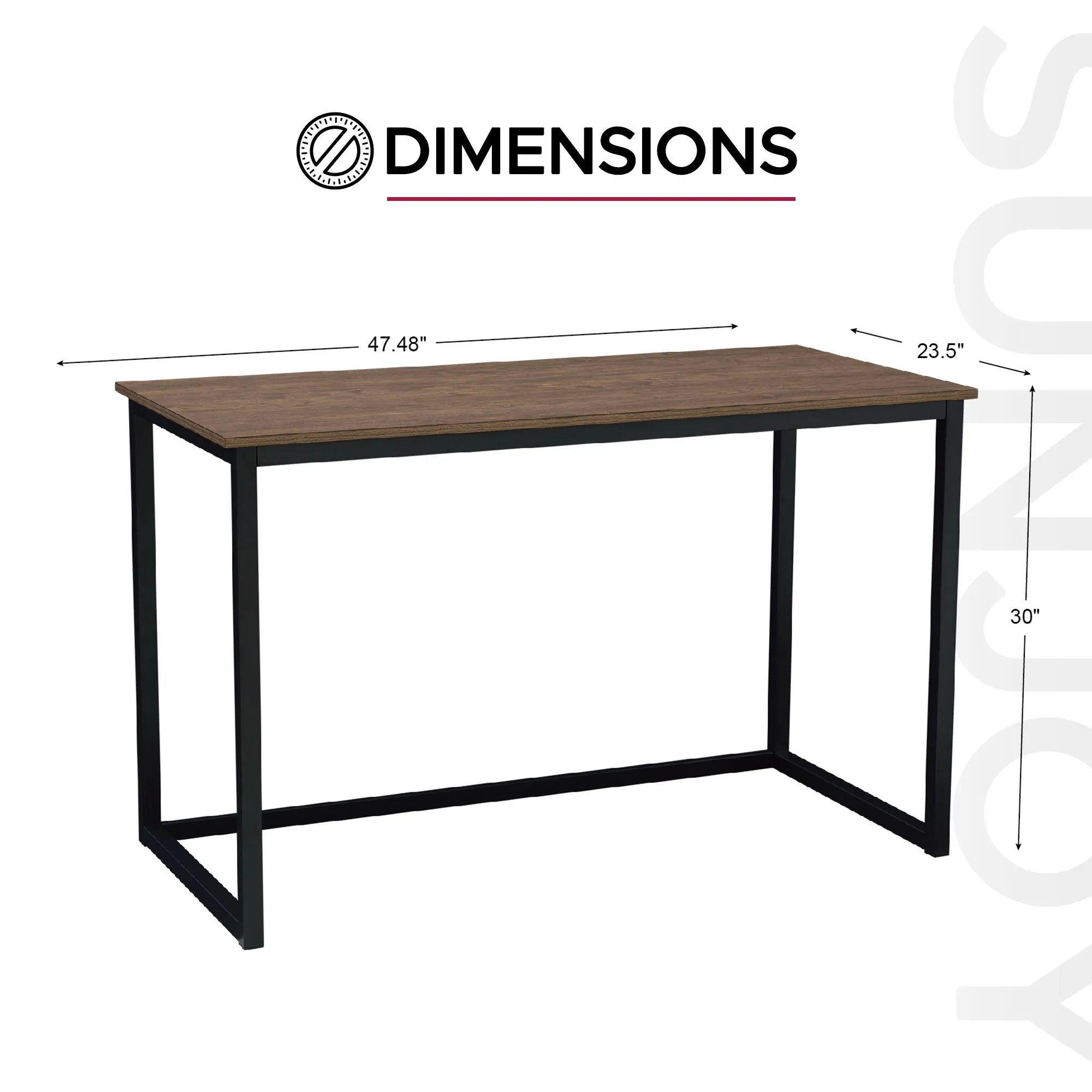 SUNJOY 47.5" Modern Design Home Office Computer Desk
