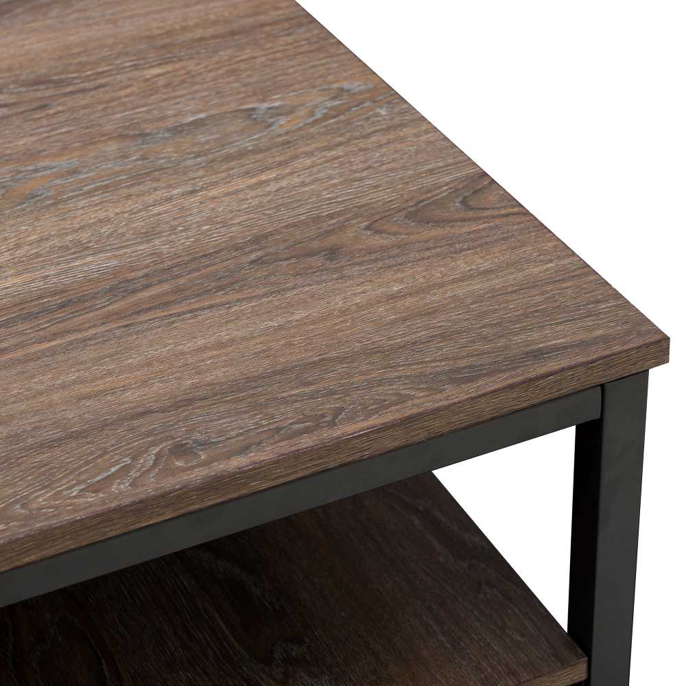 SUNJOY 47" Industrial Design Home Office Computer Desk with Shelves