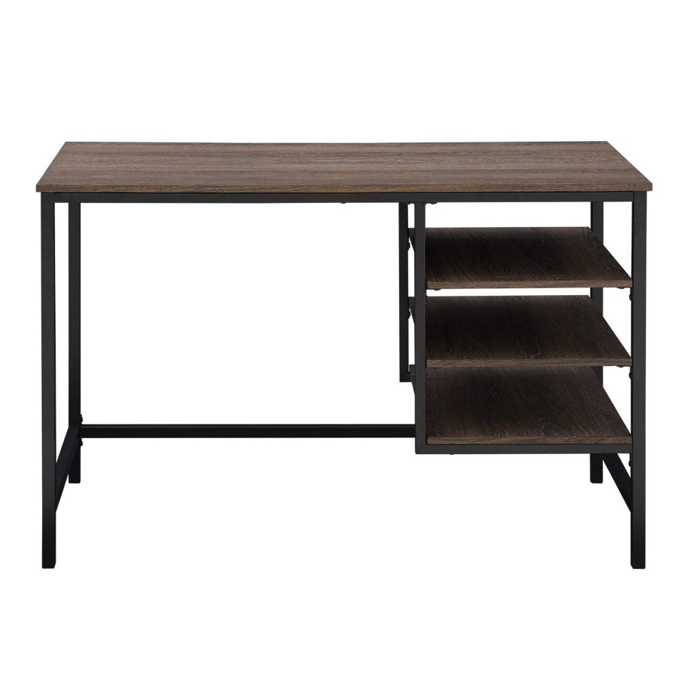 SUNJOY 47" Industrial Design Home Office Computer Desk with Shelves