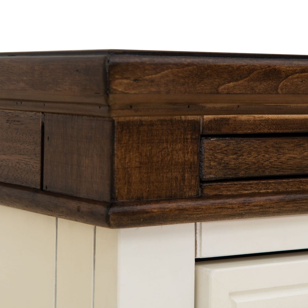 SUNJOY 58’’ Richland Double Pedestal Desk with Four Drawers and Two Cabinets