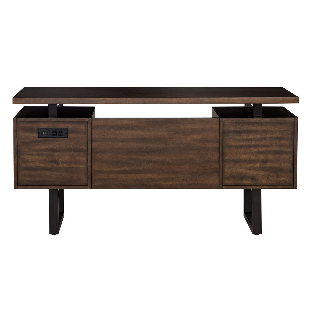 SUNJOY 60’’ Milano Floating Pedestal Desk with Four Drawers.