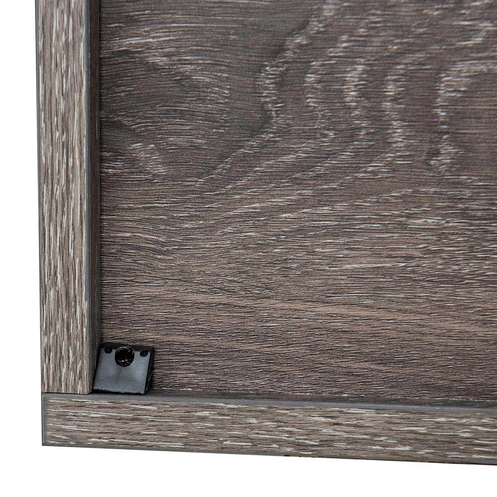 SUNJOY Quub Open Cabinet, Space Saving Stackable MDF Wood Cabinet for Living Room, Bedroom and Other Indoor Space.