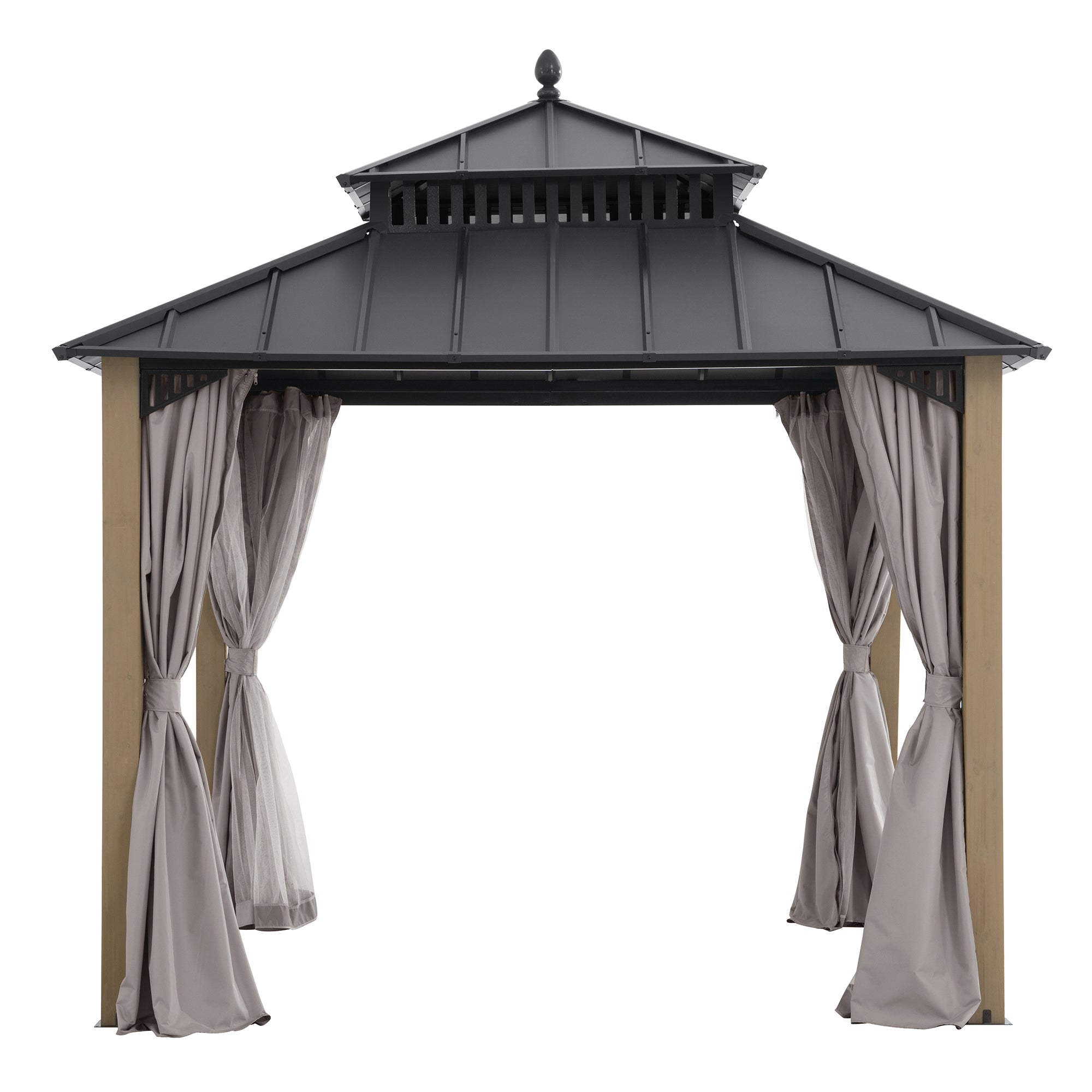 Kingston Elite Cedar Gazebo, 10x10 | Demo 2