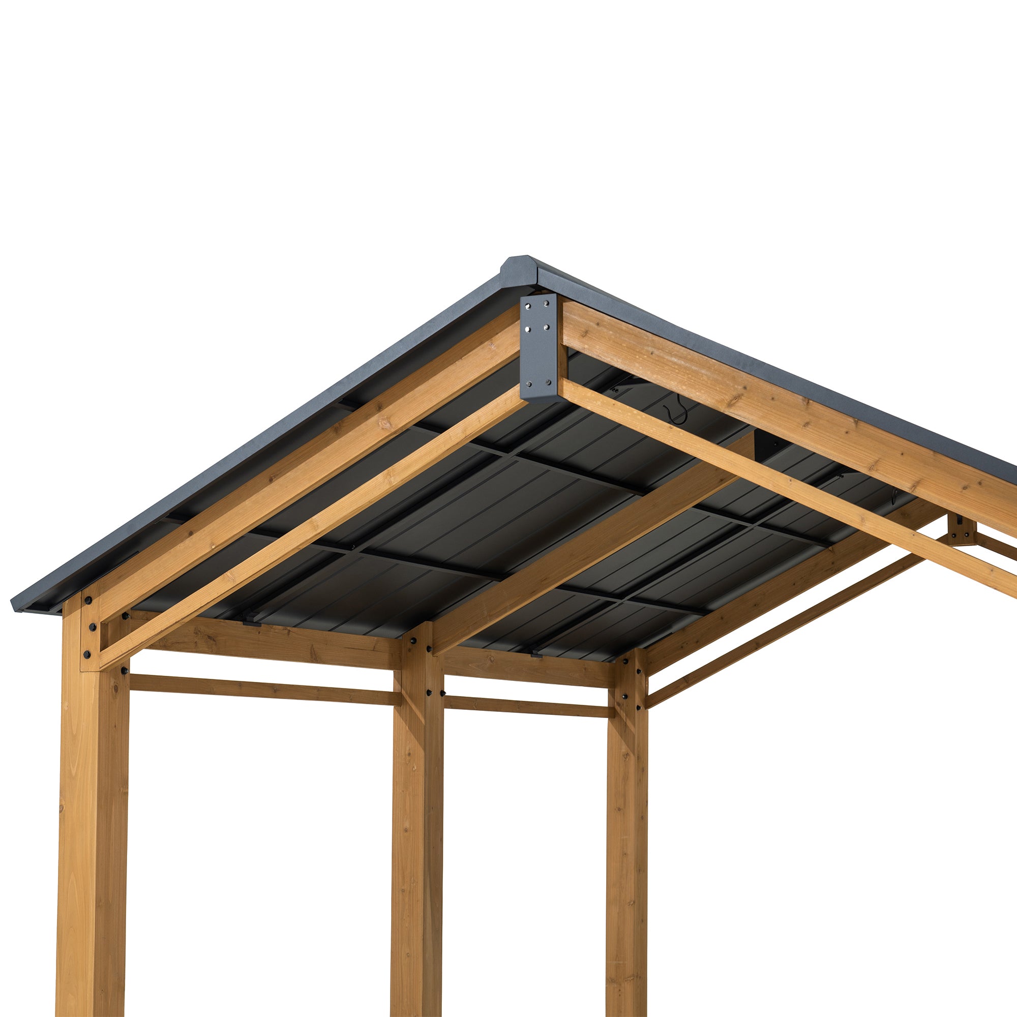 Timberland Compact Wood Carport, 11x13 | Demo 3