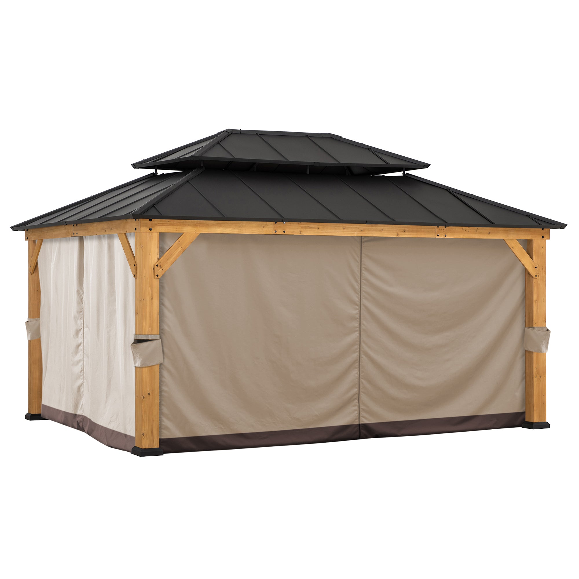SUNJOY Bug Netting for 12x16 Gazebos1