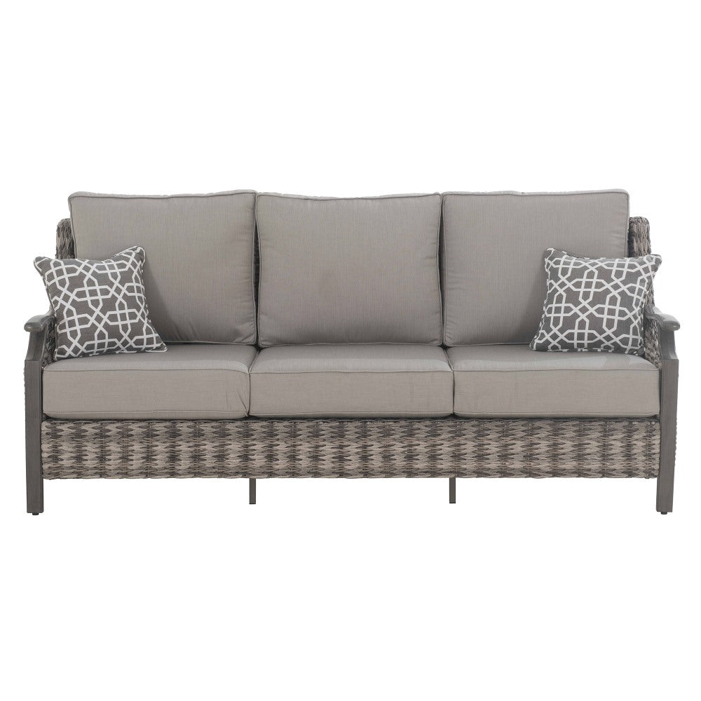 SUNJOY 4-pc. Aluminum Deep Seating Set with Sunbrella® Cushions.