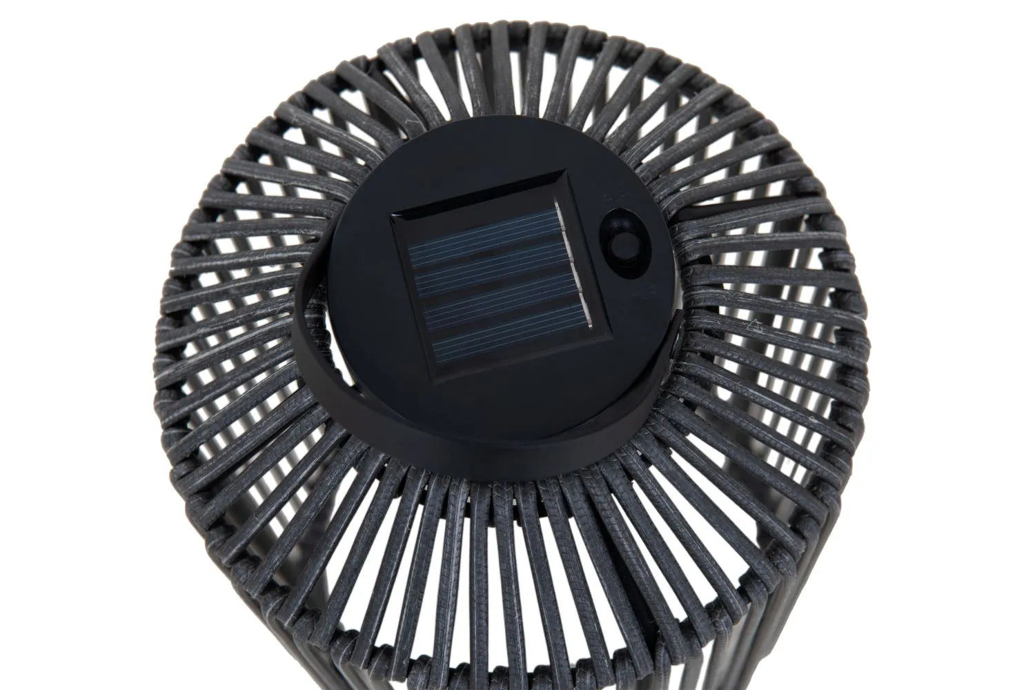 Origin 21 25-in x 9-in Black Metal Solar Outdoor Decorative Lantern