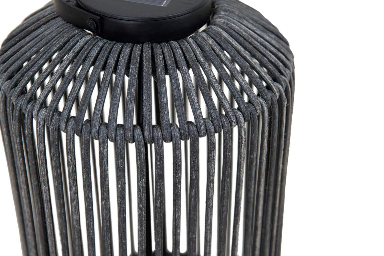 Origin 21 25-in x 9-in Black Metal Solar Outdoor Decorative Lantern