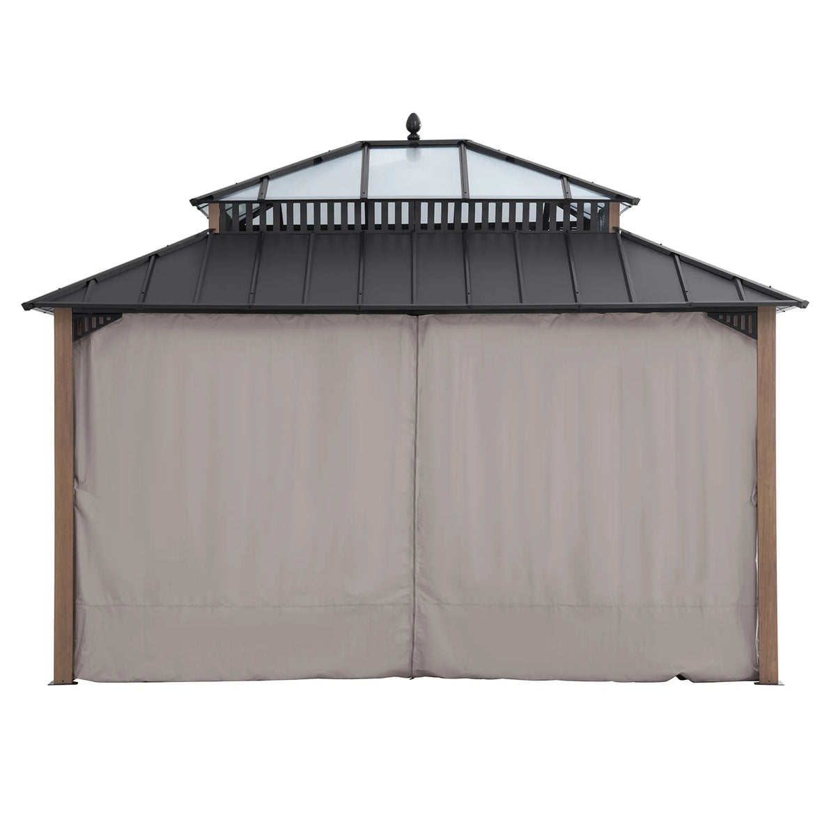 Kingston Horizon PC-Vent Gazebo Natural Woodgrain, 12x14
