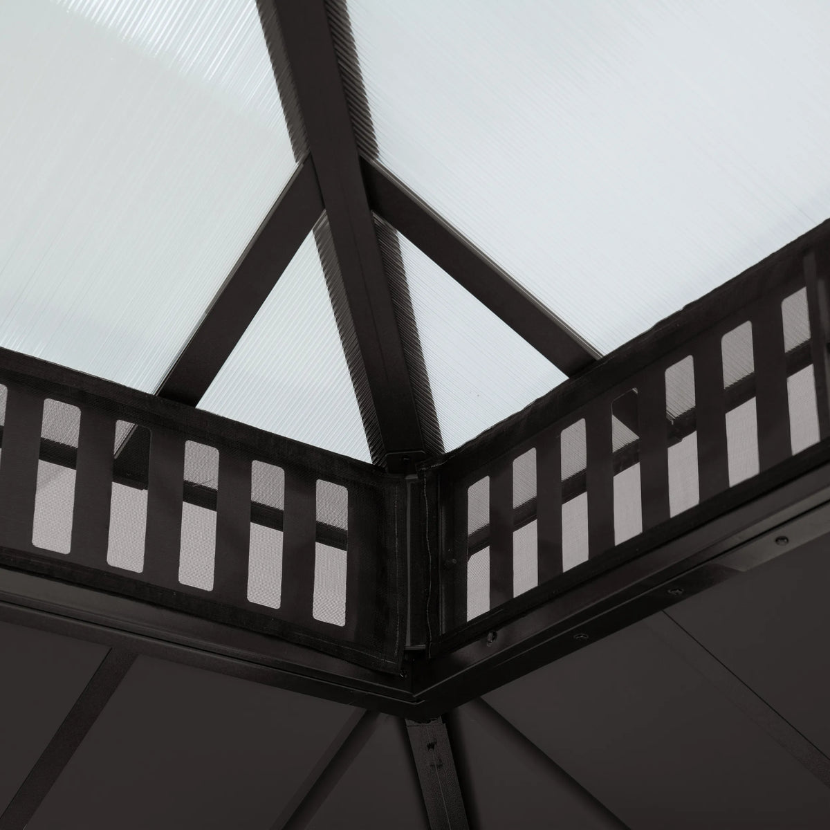 Kingston Horizon PC-Vent Gazebo - Brown, 12x14