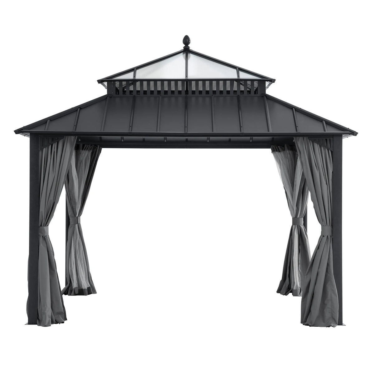 Kingston Horizon PC-Vent Gazebo - Slate Gray, 12x12