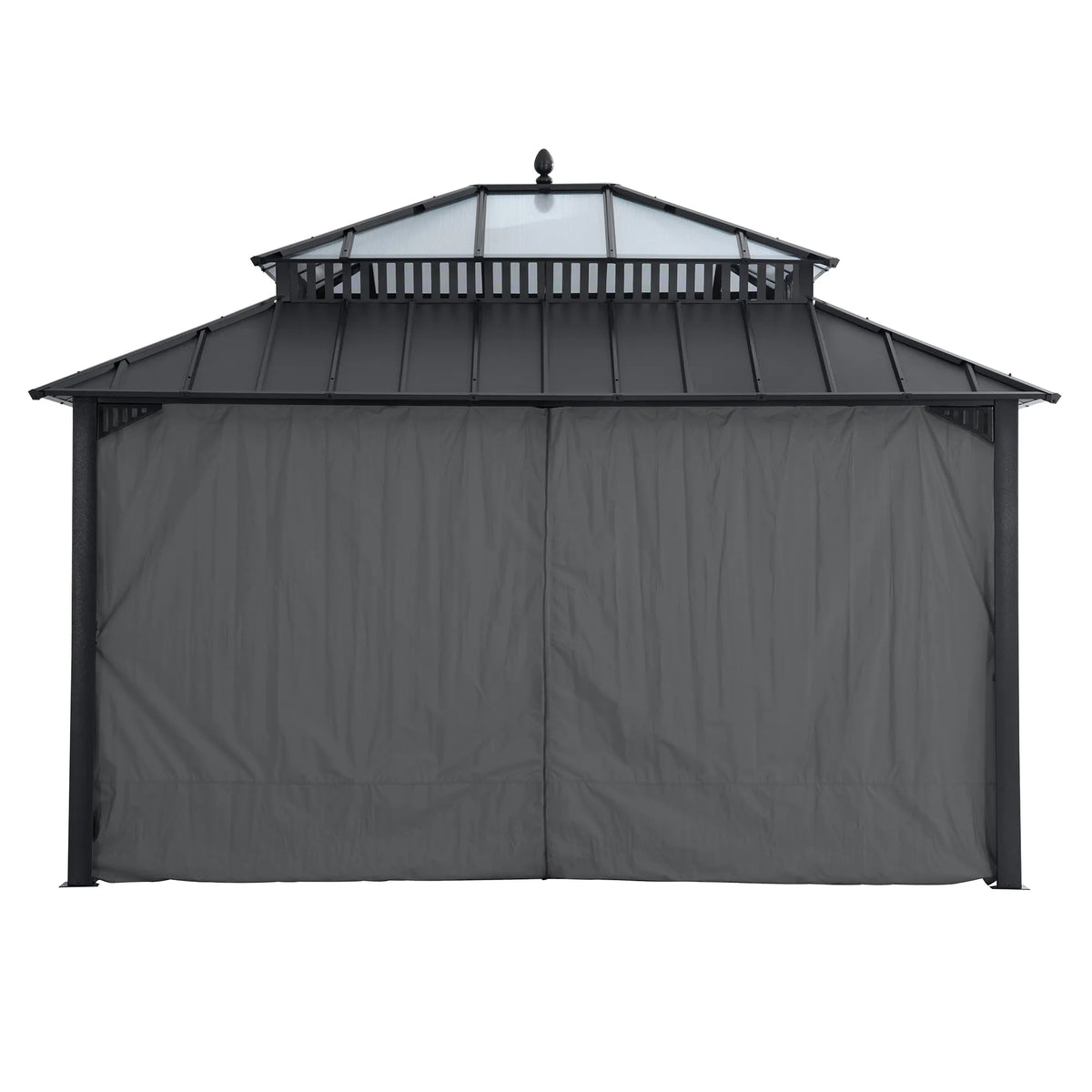 Kingston Horizon PC-Vent Gazebo - Slate Gray, 12x14