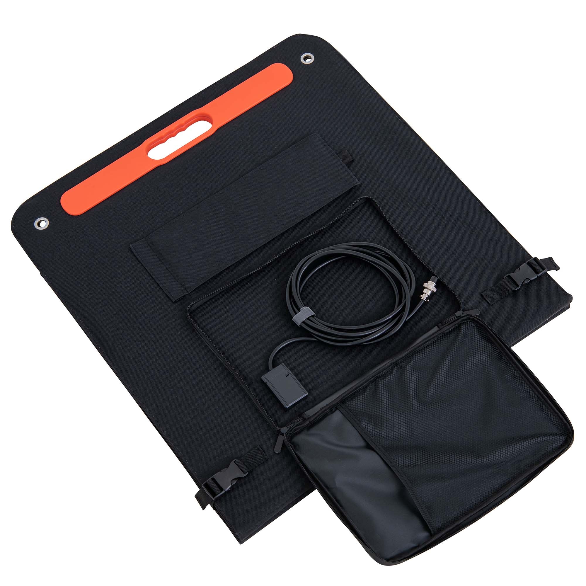 SUNJOY 226W Folding Portable Solar Panel - Convenient and Efficient Power Solution for IceCove Air Conditioner.