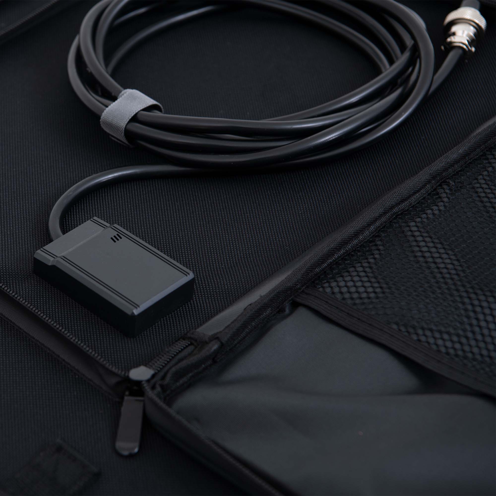 SUNJOY 226W Folding Portable Solar Panel - Convenient and Efficient Power Solution for IceCove Air Conditioner.