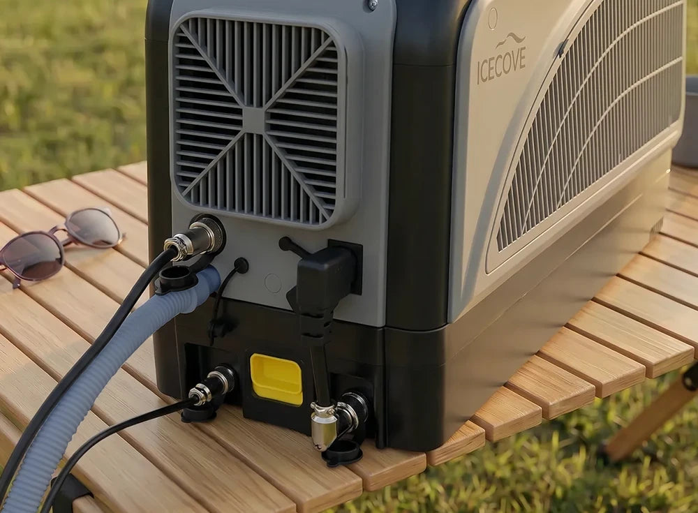 SUNJOY IceCove Portable Air Conditioner with 1 Power Bank for Outdoor Tents and Indoors - Gray