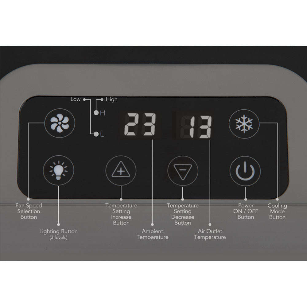 SUNJOY IceCove Portable Air Conditioner with Power Bank for Outdoor Tents and Indoors
