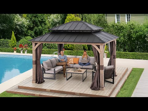 Installation Guide ablout 11x13 Wooden Gazebo - A1020131A0