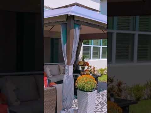 Build a 11x13 Backyard Soft Top Gazebo for Backyard